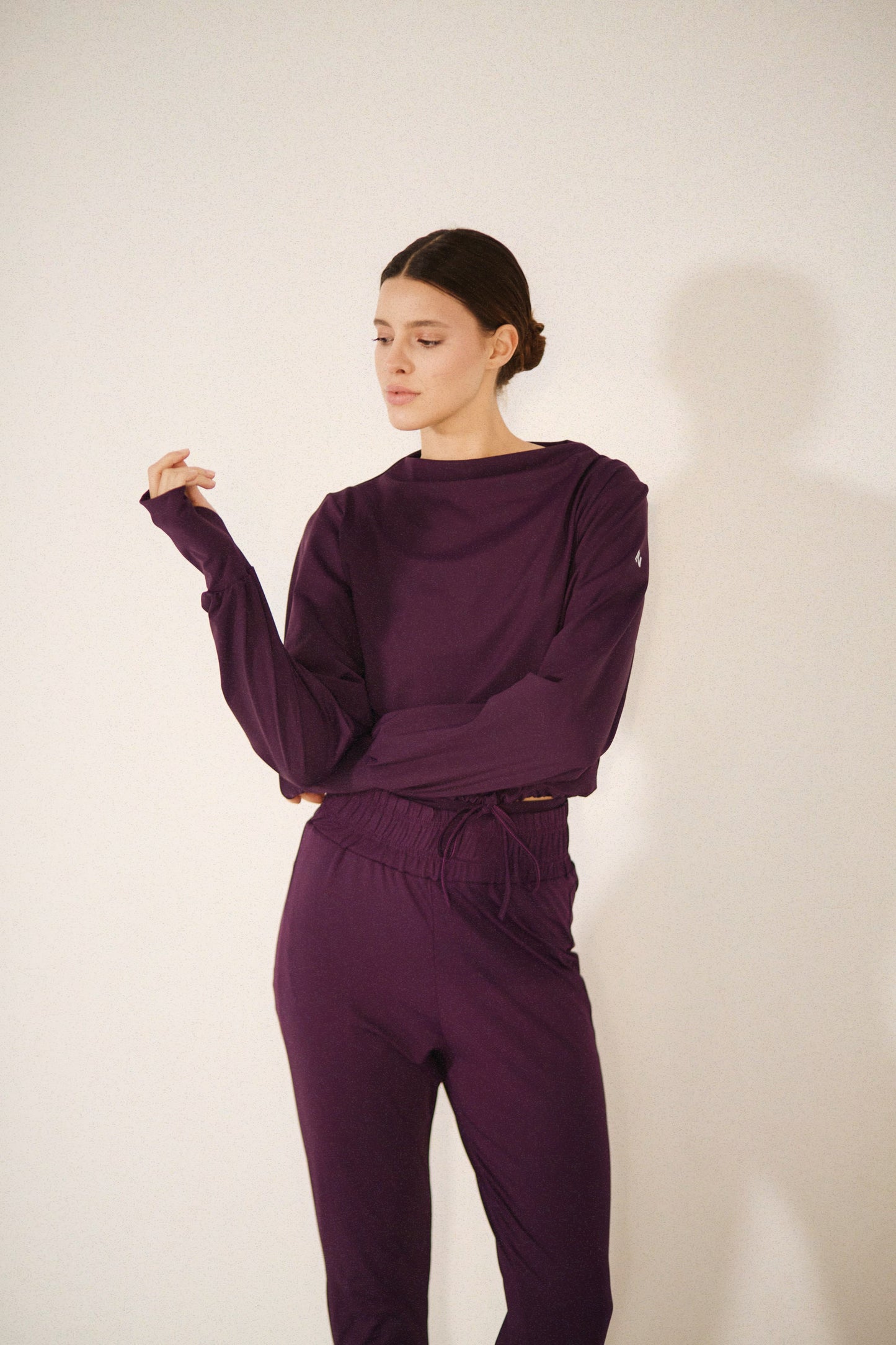 CALÇA JOGGING BORGONHA