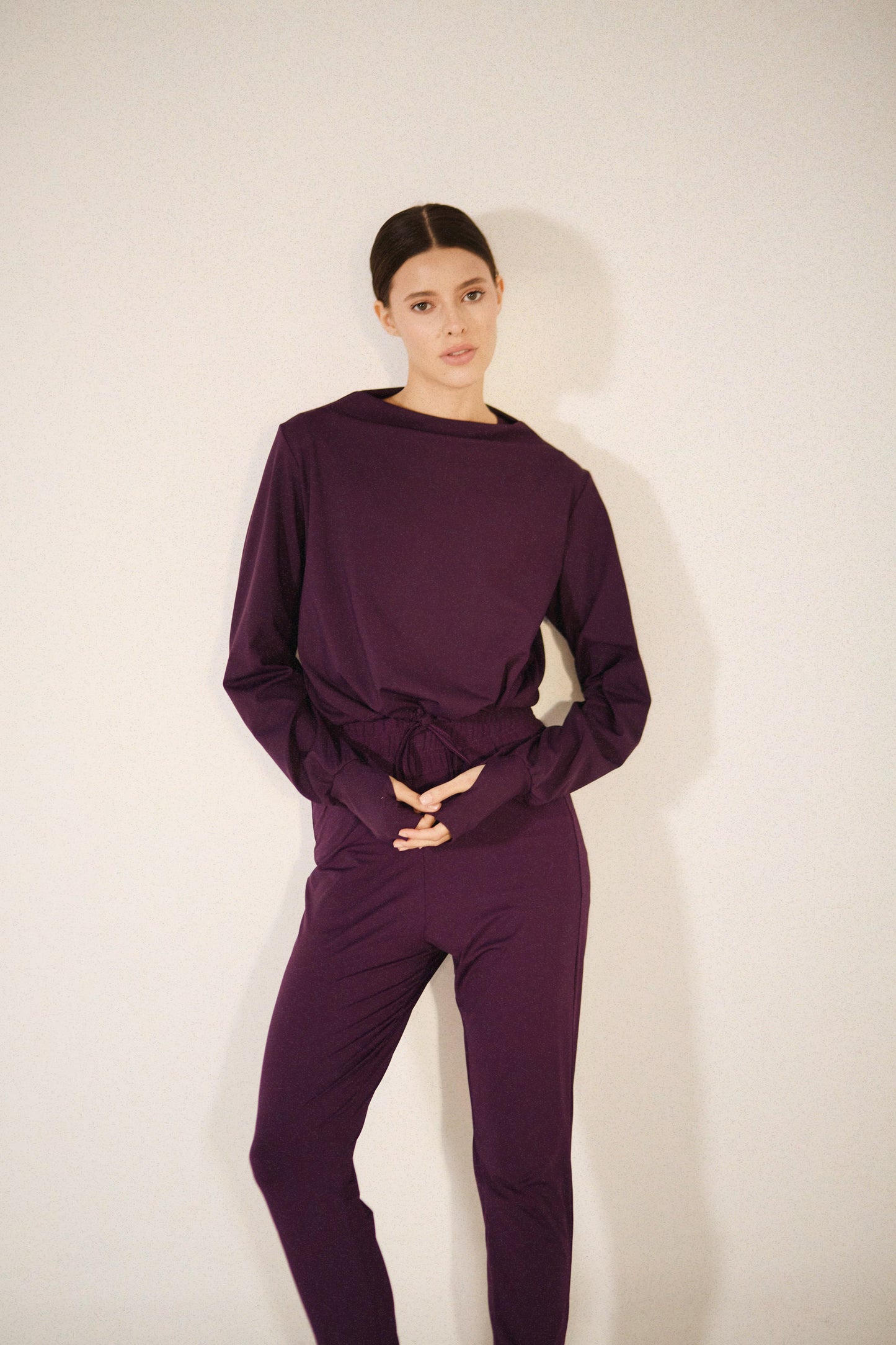 CALÇA JOGGING BORGONHA