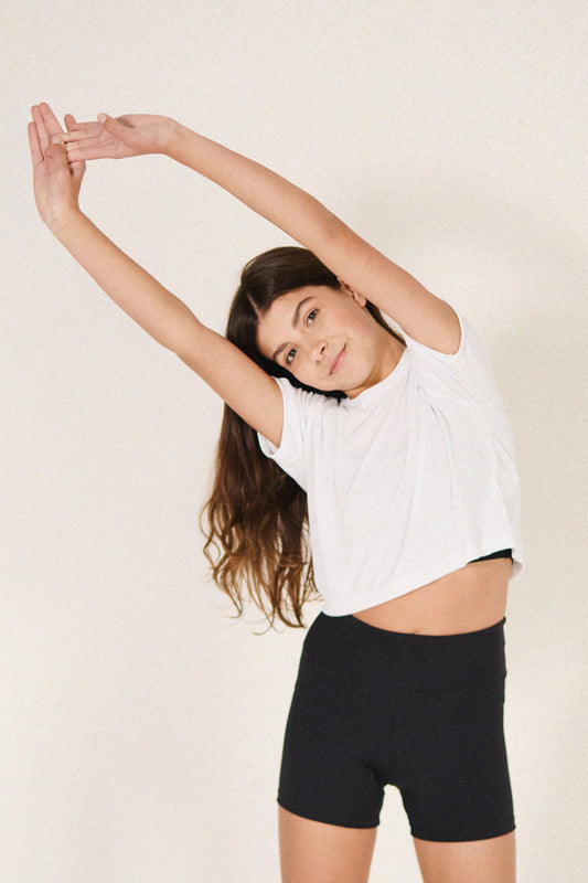 T-SHIRT CROPPED BRANCO T.IN