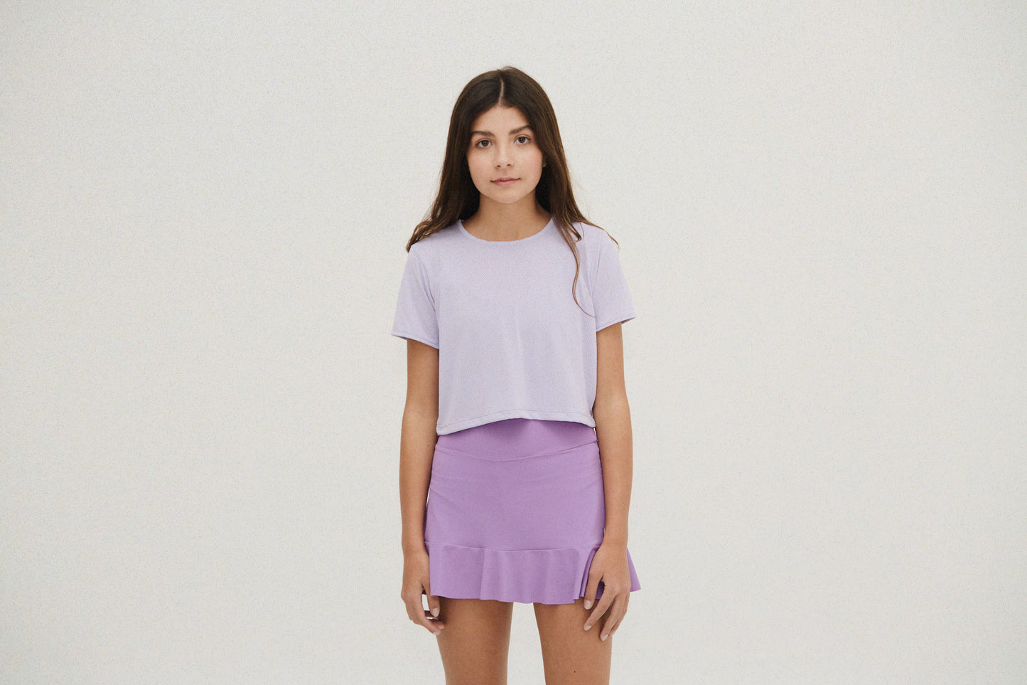 T-SHIRT CROPPED LILÁS T.IN